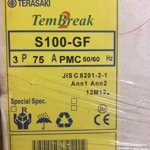 TERASAKI Molded Case Circuit Breaker S100-GF - Circuit Protection