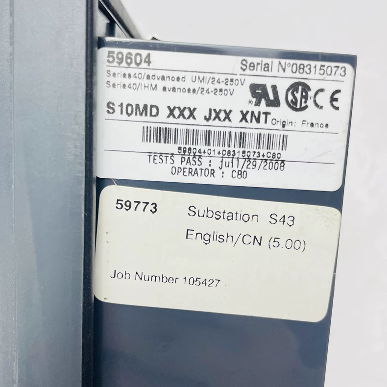 Schneider Protection Relay S10MDXXXJXXXNT Reliable Safety