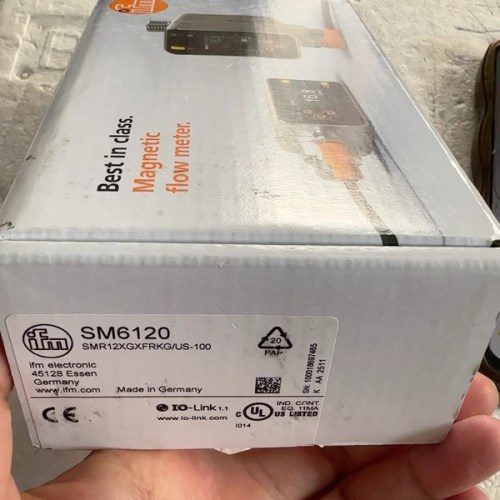 IFM Magnetic Flow Meter SM6120 High Precision Measurement