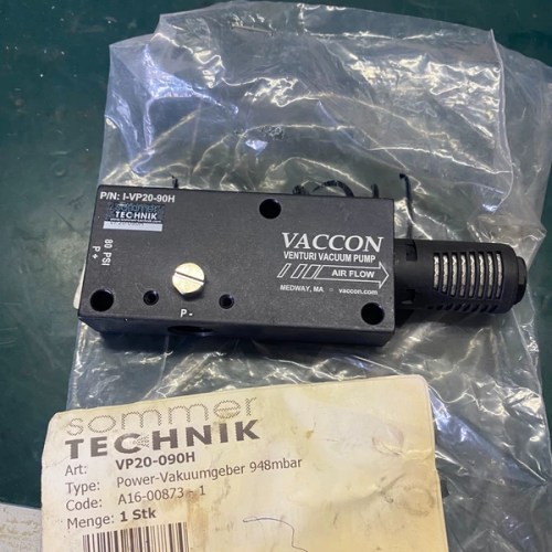 VACCON VP20-090H Vacuum Generator - High Efficiency Model