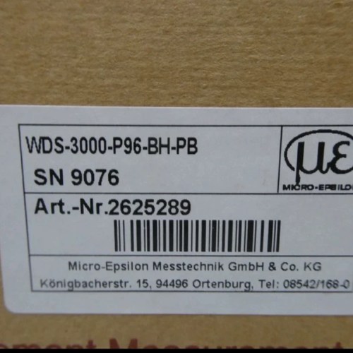 Micro Detectors WDS-3000-P96-BH-PB: High-Precision Draw Sensor