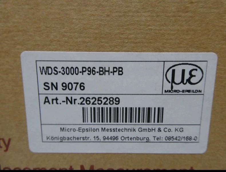 Micro Detectors WDS-3000-P96-BH-PB: High-Precision Draw Sensor