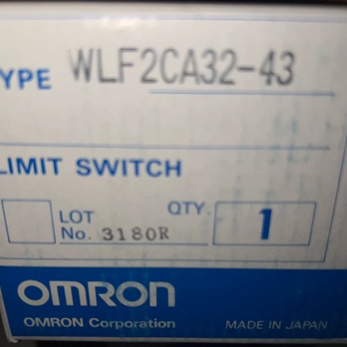 Omron Limit Switch WLF2CA32-43 Durable Industrial Sensor