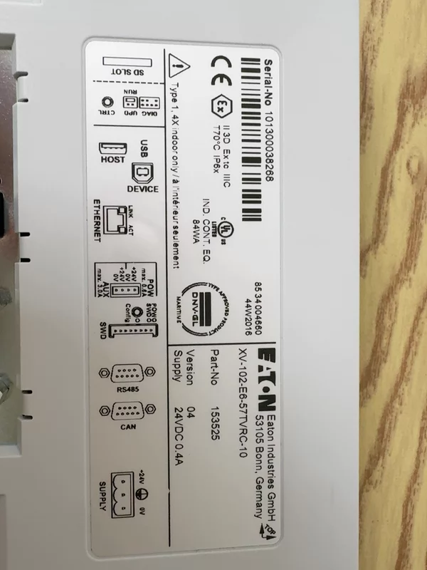 EATON High-Performance HMI XV-102-E6-57TVRC-10 for Control