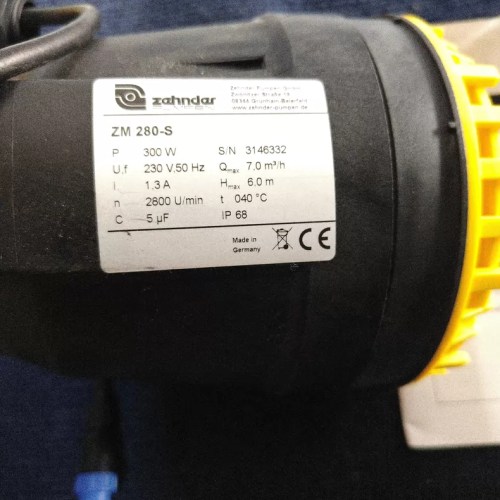 Zede Submersible Pump Model ZM 280-S - Efficient Water Pump