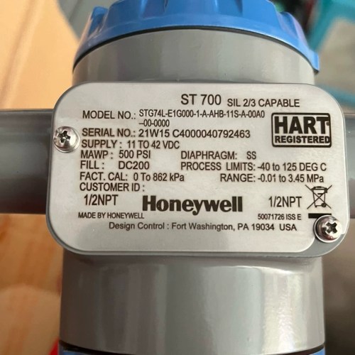 Honeywell ST700 Pressure Transmitter - Accurate Sensor Device