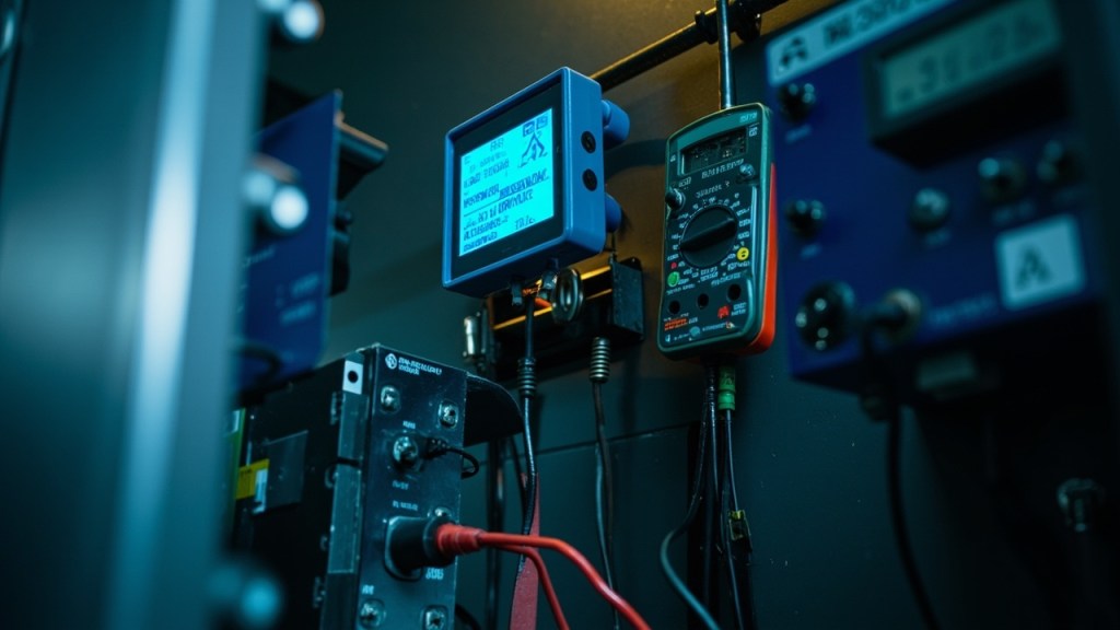 Two-wire 4-20mA pressure transmitter loop wired to a PLC analog input card