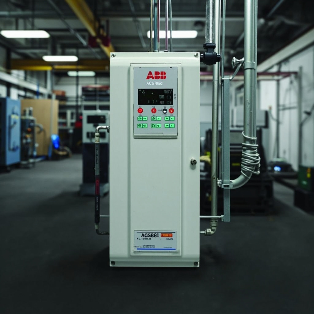 ABB ACS880 VFD Commissioning: Motor Identification, Application Macro Selection,